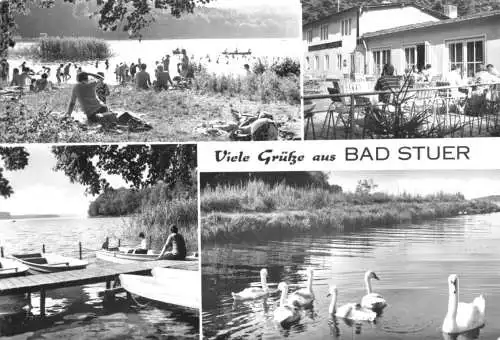 AK, Bad Stuer Kr. Röbel, Am Plauer See, vier Abb., 1983