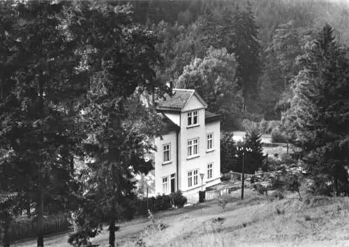 AK, Friedrichroda Thür. Wald, Café Waldschlößchen, 1966