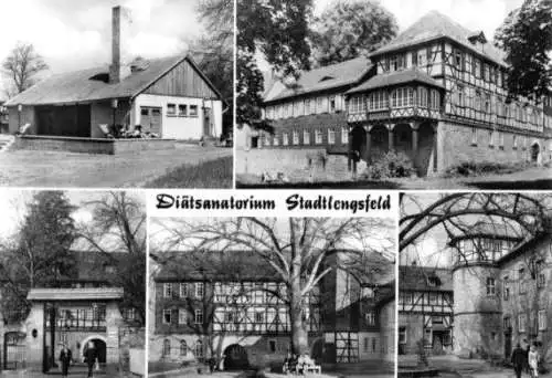 AK, Stadtlengsfeld Rhön, Diätheim, fünf Abb., 1974