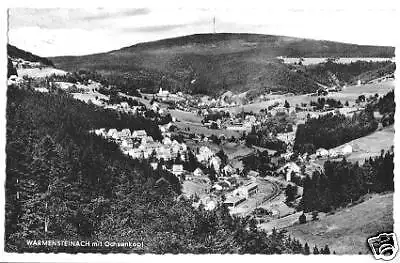 AK, Warmensteinach Fichtelgeb., Teilansicht, 1961