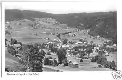 AK, Warmensteinach Fichtelgeb., Teilansicht 2, ca. 1960