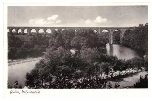 AK, Görlitz, Neiße-Viadukt, 1951