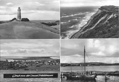 AK, Insel Hiddensee, vier Abb., 1970