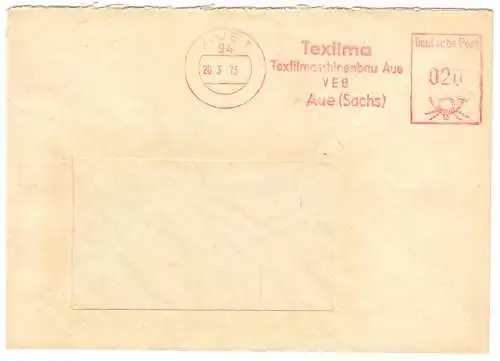 AFS, VEB Textima Textilmaschinenbau Aue, o Aue 1, 94, 20.3.73