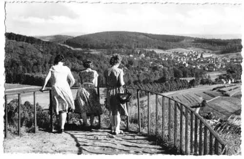 AK, Bad Liebenstein Thür., Blick vom Morgentor, belebt, 1967