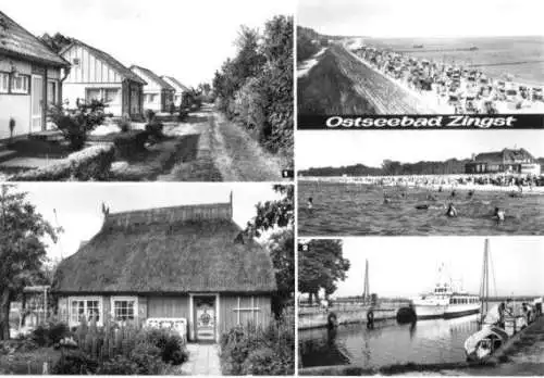 AK, Ostseebad Zingst Darß, fünf Abb., 1974