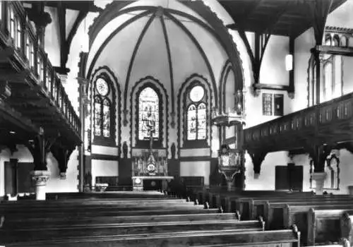 AK, Bad Elster, Trinitatiskirche, Innenansicht, 1982