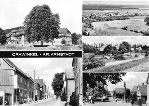 AK, Crawinkel Kr. Arnstadt, fünf Abb., 1973