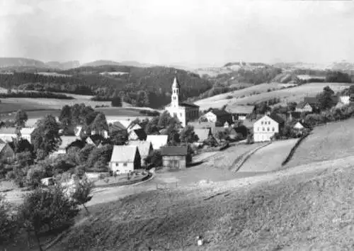 AK, Saupsdorf Sächs. Schweiz, Teilansicht, 1974