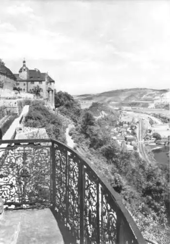 AK, Dornburg, Altes Schloß mit Blick ins Saaletal, 1979