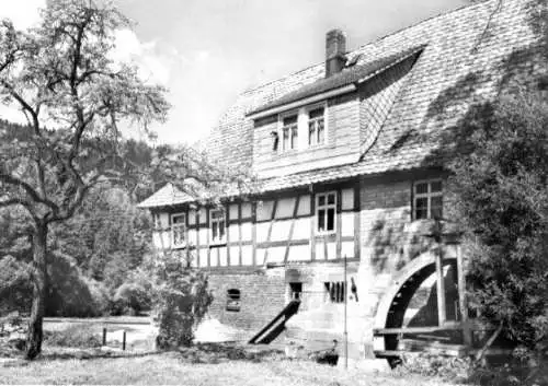 AK, Biberau Kr. Hildburghausen, Mühle im Bibergrund