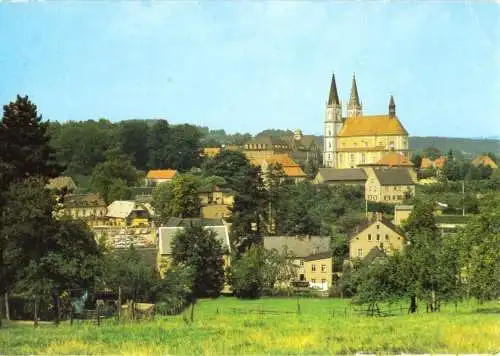 AK, Schirgiswalde Kr. Bautzen, Teilansicht mit Kirche, 1986