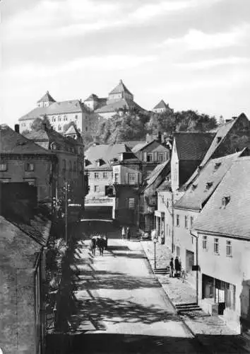 AK, Augustusburg Erzgeb., Straßenpartie, 1965