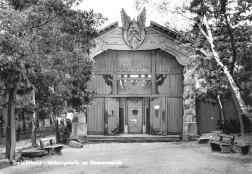 AK, Thale Harz, Walpurgishalle am Hexentanzplatz, 1971