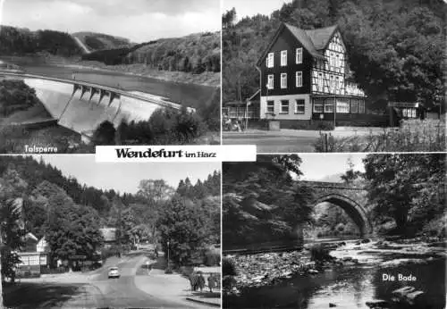 AK, Wendefurt im Harz, vier Abb., um 1970