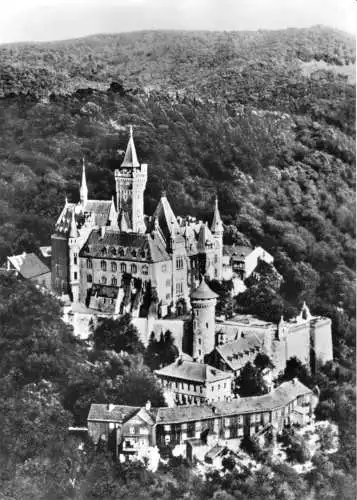 AK, Wernigerode Harz, Feudalmuseum, Totale, 1978