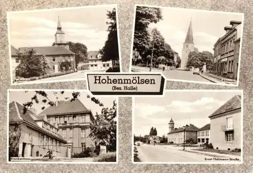 AK, Hohenmölsen, vier Abb., gestaltet, 1966