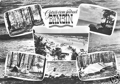 AK, Seebad Bansin Usedom, fünf Abb., gestaltet, 1965