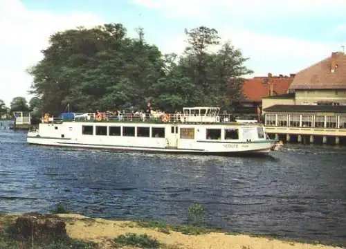 AK, Weisse Flotte Potsdam, Salonschiff "Nedlitz", 1990