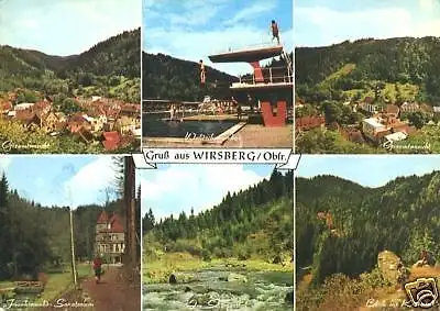 AK, Wirsberg Fichtelgeb., sechs Abb., 1967