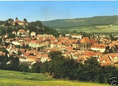 AK, Kronach, Teilansicht mit Burg, ca. 1980