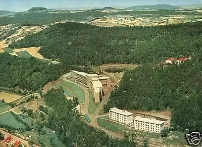 AK, Schwabthal, Kurklinik Lautergrund, Luftbild, 1976