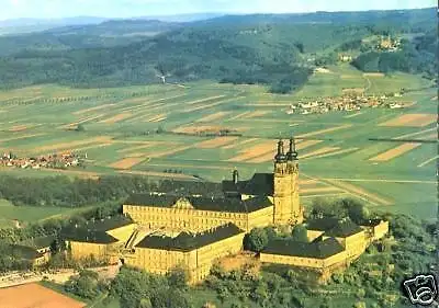 AK, Schloß Banz, Blick nach Vierzehnheiligen, 1970