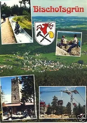 AK, Bischofsgrün, fünf Abb., 1992