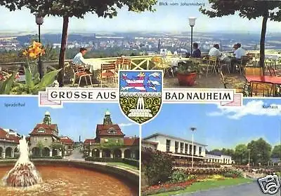 AK, Bad Nauheim, drei Abb., 1974