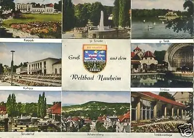 AK, Bad Nauheim, acht Abb., ca. 1967