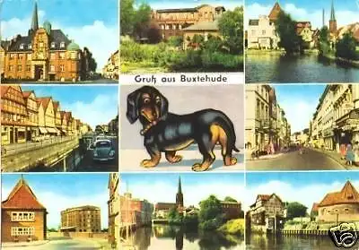 AK, Buxtehude, neun Abb., ca. 1967