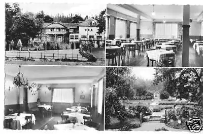 AK, Köppern, Hotel Lochmühle, vier Abb., ca. 1962