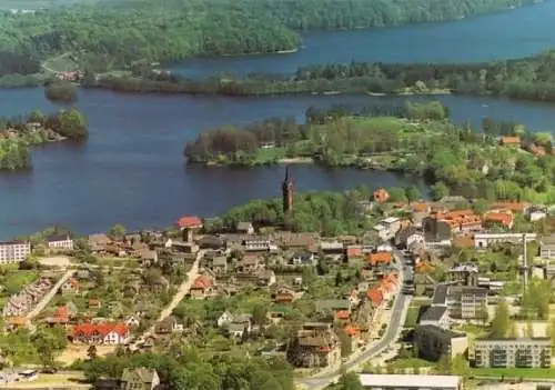 AK, Feldberg Kr. Neustelitz, Luftbildansicht, ca. 1998