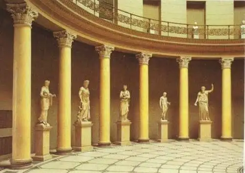 AK, Berlin Mitte, Altes Museum, Rotunde, 1987