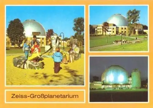 AK, Berlin Prenzlauer Berg, Zeiss-Großplanetarium, 1989