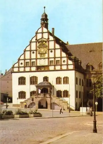 AK, Plauen Vogtl., Rathaus, 1986