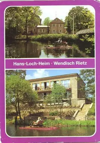 AK, Wendisch Rietz Kr. Beeskow, Hans-Loch-Heim, 1985