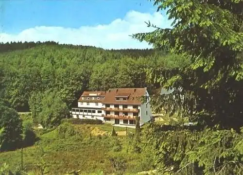 AK, Mespelbrunn Hessenthal, Hotel "Waldhaus", 1977