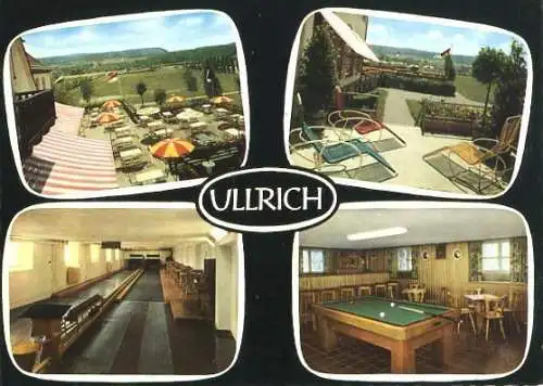 AK, Elfershausen Ufr., Gästehaus "Ullrich", 4 Abb, 1961