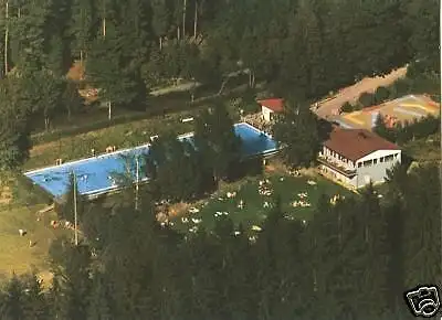 AK, Heigenbrücken, Spessart, Waldschwimmbad, ca. 1977