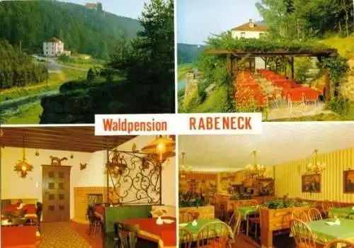 AK, Waischenfeld, Waldpension Rabeneck, vier Abb., 1979