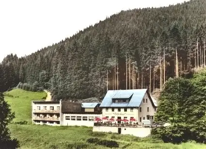 AK, Warmensteinach, Café "Pfeiferhaus", ca. 1967