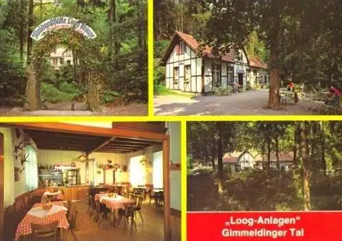 AK, Gimmeldinger Tal, "Loog-Anlagen", vier Abb., 1981