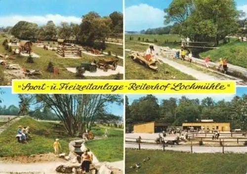 AK, Wehrheim Ts., "Ponyhof-Lochmühle", 4 Abb., ca. 1979