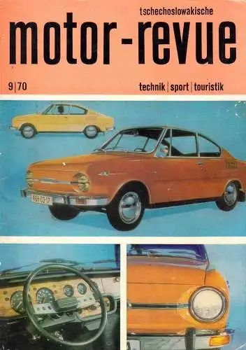 Zeitschrift,  tschechoslowakische motor-revue, Heft 9/70