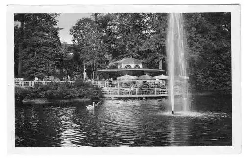 AK, Leipzig, Zoo, Kaffeehäuschen, 75 Jahre Leipziger Zoo 1878 - 1953, 1953