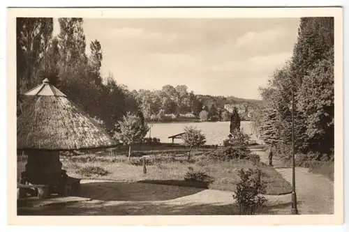 AK, Buckow Märkische Schweiz, Kuranlagen, 1955