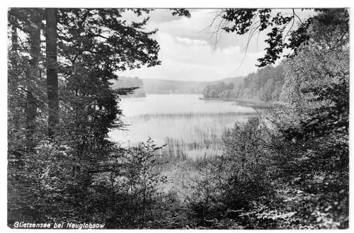 Ansichtskarte, Neuglobsow Kr. Gransee, Partie am Glietzensee, 1966