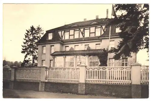 Ansichtskarte, Neuglobsow Kr. Gransee, FDGB-Heim "Haus Brandenburg", 1961