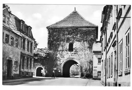 Ansichtskarte, Marienberg Erzgeb., Zschopauer Tor, 1963